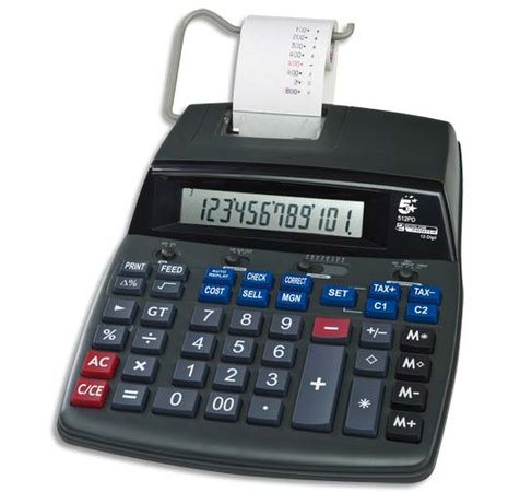 Calculatrice imprimante semi professionnelle 12 chiffres - Calculatrices