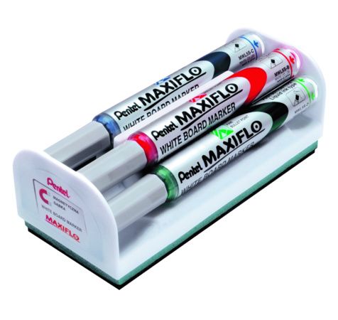 Pentel MAXIFLO - Marqueur effaçable - pointe ogive large - vert