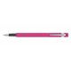 STYLO PLUME,POURPRE FLUO, BEC M